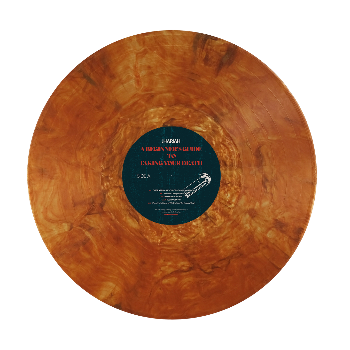A BEGINNER'S GUIDE TO FAKING YOUR DEATH - 12" VINYL EP (COPPER)